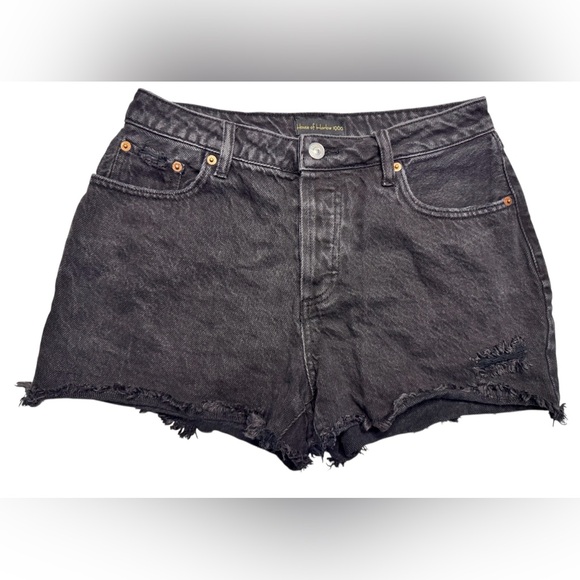 House of Harlow 1960 Pants - House of Harlow 1960 Jean Short Black High Rise 26